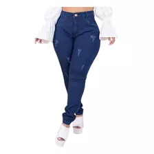 Calça Jeans Plus Size Feminina Cintura Alta C/lycra Basica