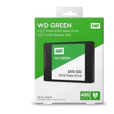 Disco Solido Ssd 480gb Wd Green 2.5 Sata3 Pc Notebook