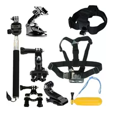 Kit 10 Accesorios Gopro Baston Pechera Vincha Sopapa Go Pro