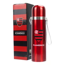 Garrafa Térmica 500ml Inox Água Gelada Café Quente Flamengo