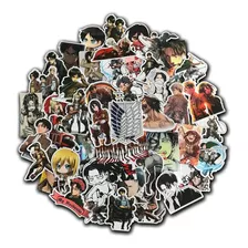 50 Figurinhas Adesivas Shingeki No Kyojin Stickers De Anime