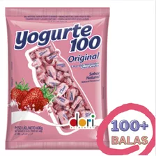 Bala Mole Yogurte100 Original (pacote 600g) Aprox. 100 Balas