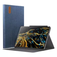 Funda Con Soporte Para Samsung Tab S9 Plus/fe Plus Azul