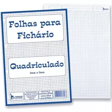 Bloco De Fichario Quadriculado 0,5x0,5cm 