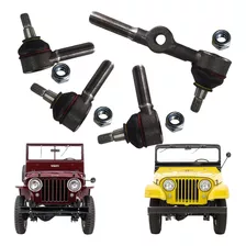 Kit Terminal Direção Jeep Ford Willys Cj5 Cj3a Cj3b Todos