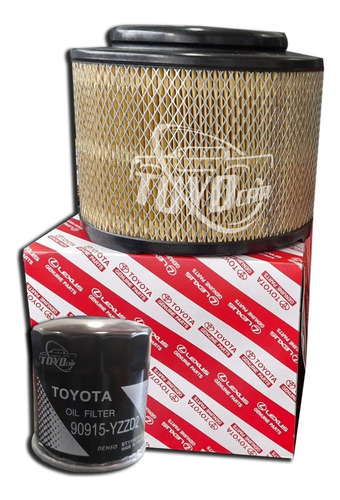 Foto de Combo Filtros Aire Motor Y Aceite Toyota Hilux - Fortuner 