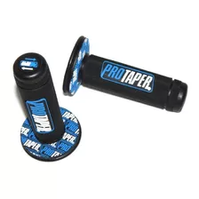 Puños Pro Taper Negro Con Letras En Colores Set X 2