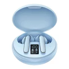 Audífonos In-ear Gamer Inalámbricos Fitpolo True Wireless Earbuds Flypods Azul Con Luz Led