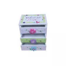 Kids Jewelry Box - Cajón De Compartimento De Flores De Color