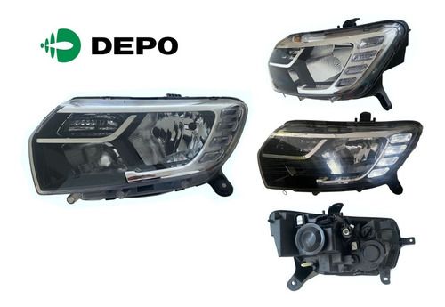 Faros Renault Logan-sandero 2020-2022 Marca Depo (par) Foto 2