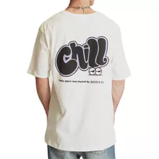 Remera Batuk Blanca Valvin Manga Corta Hombre