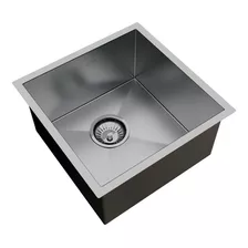 Cuba Quadrada 35 X 35 Cm Inox 304 Com Válvula E Frete Grátis