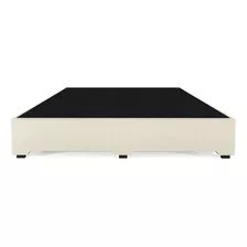 Base Cama Box Recamara Urban Matrimonial Madera Tapiz Beige