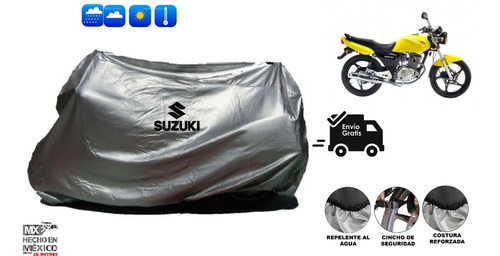 Funda Afelpada 100%impermeable Para Moto  Suzuki Gn125  Foto 3