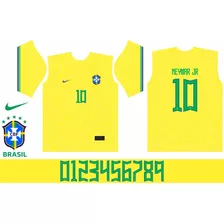 Vetor Camisa Brasil 2022 Arquivos Editáveis Corel Draw