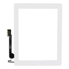 Touch iPad 4 + Botão Home, A1458 A1459 A1460 + Frame Moldura