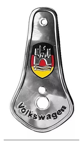 Pera Para Cofre Vw Sedan Vocho De Aluminio Logo Y Escudo Foto 6