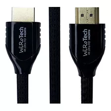 Wirotech Cable Hdmi 4k Ultra Hd Con Cable Trenzado, Hdmi 2.0