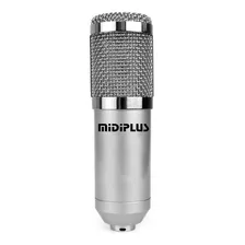 Micrófono Midiplus Bm-800 Condensador Unidireccional Color Gris