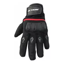 Guantes Touring Octane Oct 304 Negro/rojo Color Negro Talle L