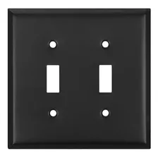 Stanley Home Diseños Interruptor Doble Placa De Pared, S805
