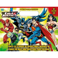 Liga Da Justiça - Minha Primeira Prancheta Artes: Junta-se Á Equipe De Super-heróis Mais Incrível De Todas Em Mais Uma Aventura Para Colorir!, De On Line A. Editora Ibc - Instituto Brasileiro De Cultu