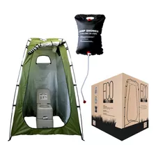 Baño Portátil 20lt Camping + Ducha Solar R1010