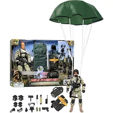 Paracaidista Aerotransportado Militar 12 Figura De A...