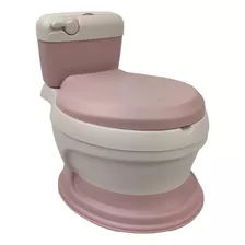 Baño Entrenador Para Niños Cojin Suave Antiderrapante Color Rosa