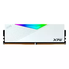 Memoria Ram Lancer Rgb Gamer Color Blanco 16gb 1 Xpg Ax5u6000c4016g-clar