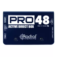 Caja Directa Activa P/instrumentos Acústicos, Radial Pro-48