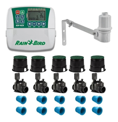 Kit Automação Irrigação - 1 Controlador + 5 Valvulas De 1''