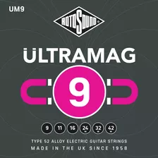 Rotosound Ultramag Um9 - Encordoamento Para Guitarra