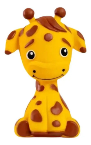 Mordedor Textoy Girafinha 100% Látex Natural Tinta Atóxica Amarelo Girafex Lisa