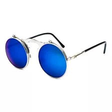 Lentes De Sol Steampunk Vintage Lennon Redondos Filtro Uv400