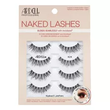 Ardell Strip Lashes Naked Lashes #424, 4 Pares X 1 Paquete