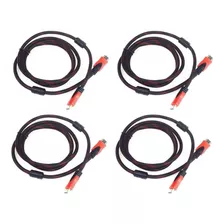 4 Pz Cable Hdmi 5 Metros Ps3 Ps4 Xbo 360 Laptop Pc T3248