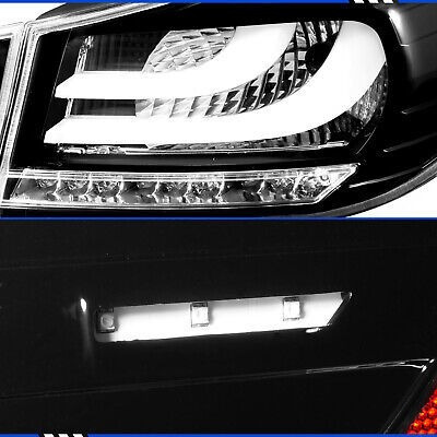 Black Led Tail Lights Lamps For 11-13 Hyundai Elantra Gl Gt4 Foto 3
