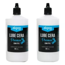 2 Óleo Lubrificante Corrente Bike Algoo Cera 200ml Com Ptfe 