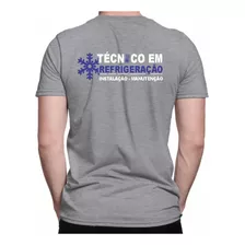 Camiseta Técnico Refrigeração,masculina,básica,manutenção