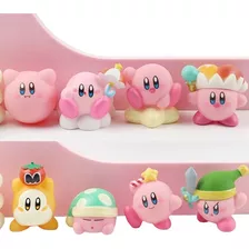 Kirby Nintendo Kit Com 08 Figuras 