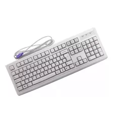 Teclado Ps2 Mtek Novo Pronta Entrega Branco