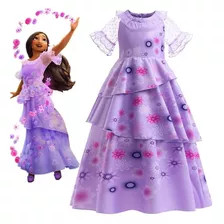 Encanto Vestido De Fiesta Púrpura Princesa Disney *isabela*