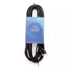 Cable Mini Plug Estereo 3,5 A Rca 1,5m Kwc 9000 Neon Cuo