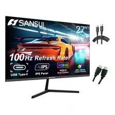 Sansui Monitores De Computadora De 27 Pulgadas 100hz Ips Usb