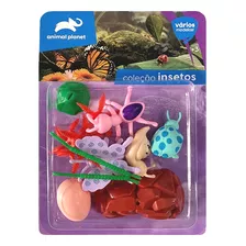 Coleção De Miniaturas Animais Acessórios Brinquedo Insetos