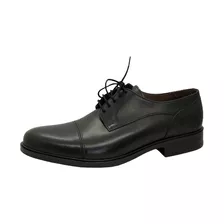 Zapato De Cuero De Hombre Uniforme Policía Base De Goma