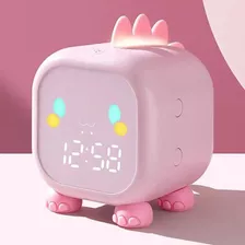 Despertador Eletrônico Infantil Dinossauro Cartoon Timer