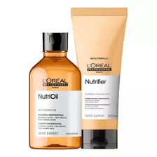Kit Loreal Nutrioil Shampoo 300ml + Cond Nutrifier 200gr