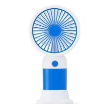  Mini Ventilador Plástico Recarregável Com Base Removível 